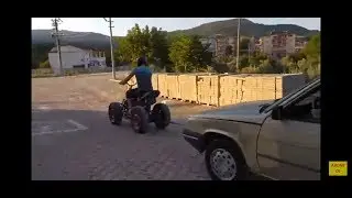 KOSKOCA ARABAYI ÇEKTİ ( El Yapımı Arabamızı Test Ediyorum )