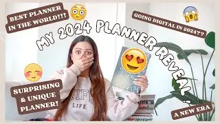 my 2024 Planner finally REVEALED | the best planner I've used | a BIG shift in my planner journey