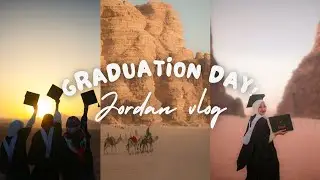 Graduation vlog in Jordan | Yarmouk University, pre-grad photoshoot