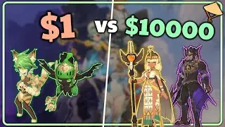 1$ vs 10000$ SIEGE - F2P UNITS STILL OP? - Summoners War chronicles