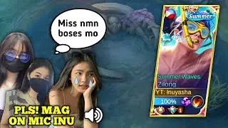 NA MISS NILA BOSES KO🤣| NAG ON MIC SI INUYASHA - MLBB