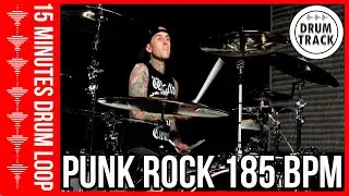 Drum Beat 185 bpm - Groove Drum Track 185 BPM Punk Rock | Batería 185 BPM Punk Rock