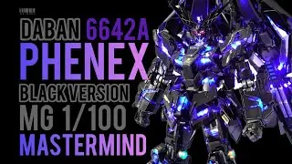 UNBOXING Daban 6642A Mastermind MG 1/100 Phenex Black Version Special Coating Runner Check.