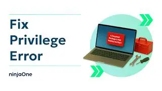 How to Fix “A Required Privilege Is Not Held by the Client” Error in Windows 11 (w/ RECORDING)