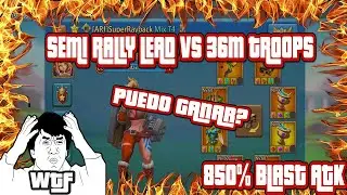 Lords Mobile ES |Semi rally lead vs 36M de tropas!!|  #lordsmobile #lordsmobileespañol