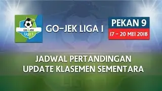 PEKAN  9 GO-JEK LIGA 1 ✅ JADWAL PERTANDINGAN SIARAN LANGSUNG ⚽