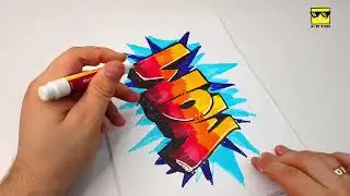 ГРАФФИТИ - WOW (ВАУ)  !!! КАК НАРИСОВАТЬ? !!! урок граффити graffiti
