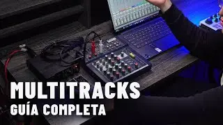MULTITRACKS - Crear una sesión en vivo en Ableton, conexiones, equipo, controlador MIDI, Interfaz