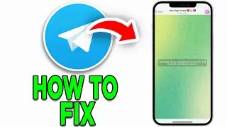 How To Fix Telegram This Group Can't Be Displayed Because It Was Used To Spread!
