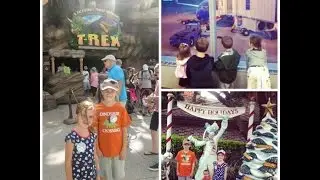Disney Vlog: Traveling to Orlando, T-Rex, Downtown Disney and Chaos!