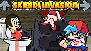 Friday Night Funkin' VS Skibidi Toilet | Skibidi Invasion [DEMO] (FNF ModMeme)