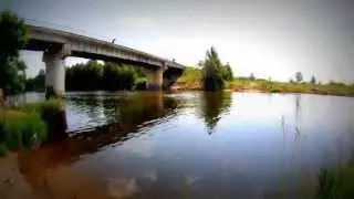 Прыжок с 12-ти метрового моста.