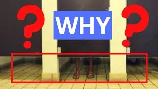 शॉपिंग मॉल में दरवाजा नीचे से खुला क्यों होता है?