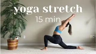 15 MIN Beginner Yoga Stretch | Vinyasa Flow