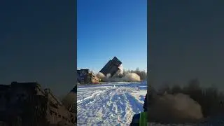 Снос элеватора в Ярославле