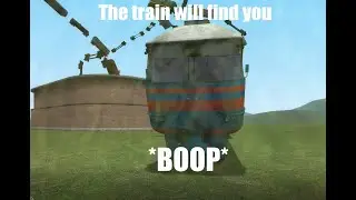 Getting mauled by a train (Gmod)