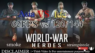 #worldwarheroes |ASIA VS IDC| TEAMDEATH MATCH _ JERMAN EXPRESS [ BEST SNIPER SPRINGFIELD GAMEPLAY