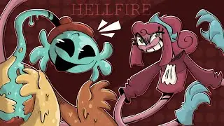 🔥HELLFIRE🔥 [og animation meme...I think] | Poppy Playtime Cafe AU :3
