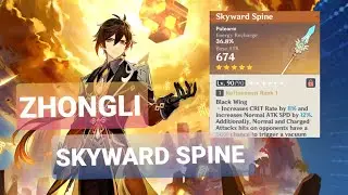 Zhongli Support with Skyward Spine, High HP build