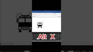 Bus🚍 MS Word symbol Shortcut Key🔥✅ #msword #computer #foryou