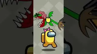 This Plant will EAT you in Among Us🌵😱 #shorts