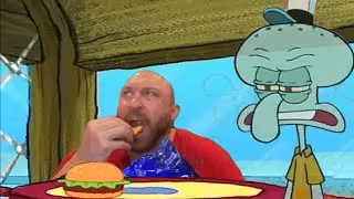 Look at them eating that garbage