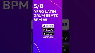 4/4 AFRO LATIN DRUM BEAT 85 BPM v4 | DRUM PATTERN | DRUM LOOP