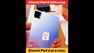 Xiaomi Pad 6 Unboxing 😲 