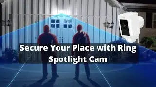 Ring Spotlight Cam Battery HD Security Camera || Spotlight Security Camera