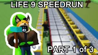 BLOCK TYCOON SPEEDRUN/TUTORIAL! LIFE9 ! NO EDITS! NO BOOST PART 1!(BLOCK TYCOON)