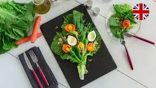 How to present salad in VisualFood style
