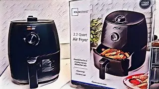 Mainstays 2.2 Quart Air Fryer (unboxing stuff)