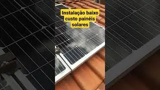 SOLAR PANELS • instalação Painéis solares baixo custo