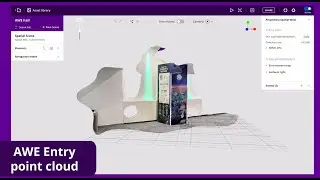 Onirix Spatial tracking for web browsers (Web AR) - AWE Vienna 2023 entry hall experience