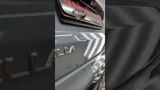 GEELY TUGELA. Удаление рубленой вмятины без покраски на  на ребре жесткости. Пенза 89374098677