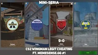 CS2 Wingman Mini-Seria #1 | Wygrana na każdej mapie | ft. memesense.gg