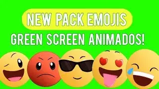 EMOJIS PACK - GREEN SCREEN 😡😭😂😎😍😋