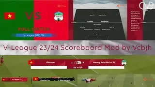 PES 2017 V-League 23/24 in FPT Play Scoreboard Mod By Vcbjh (Friendly)