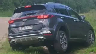 Тест драйв Sportage 4 рестайлинг дизель часть 1