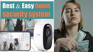 Dzees Security Camera Outdoor Wireless WiFi, Rechargeable Battery Home Security Camera System,1080P