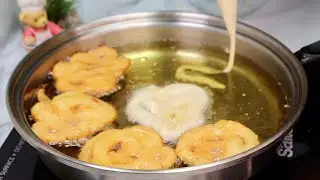 Without putting your hand in the dough ‼️ And in a 5 minutes 👌😋 The easiest donuts 🍩 to prepare
