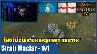 İNGİLİZLERE KARŞI NET TAKTİK - Sıralı Maç - Age of Empires 4 Türkçe #55 Aoe 4 Oynanış