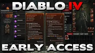 Rogue Gameplay Diablo IV - Early Access Beta