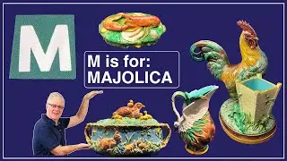 Majolica Pottery: Lead Glazed, Vibrantly Coloured, Very Collectible