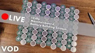 Building a 12s8p Skateboard Battery on Stream! (Pt 1)