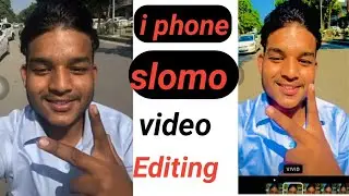 Slow motion video editing || iPhone 11 video editing ||2021