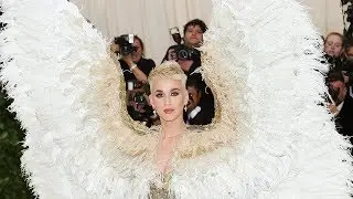 Katy Perry TRANSFORMS Into An Angel & Nearly Knocks Woman Out At 2018 MET Gala