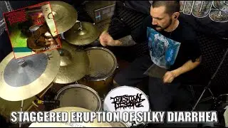 INTESTINAL DISGORGE- STAGGERED ERUPTION OF SILKY DIARRHEA (STUDIO FOOTAGE)