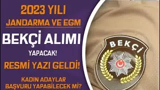 Gendarmerie and General Directorate of Security 2023 Guard Recruitment and Female Guard Recruitme...