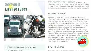 Section 6 : License Types - DMV Virginia Manual 2023